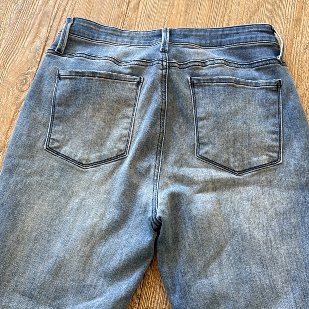 Whetherly Jeans Savannah High Rise Kick Flare Women's Blue Jeans 31 - Picture 6 of 7